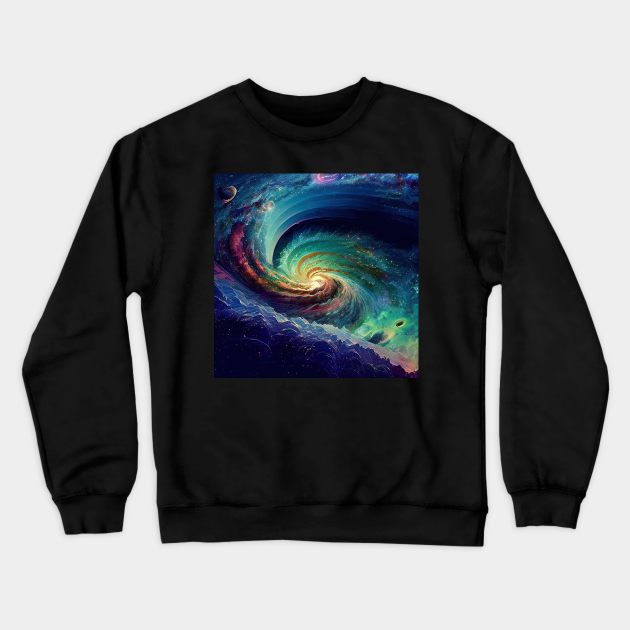 Universe Crewneck Sweatshirt by VISIONARTIST